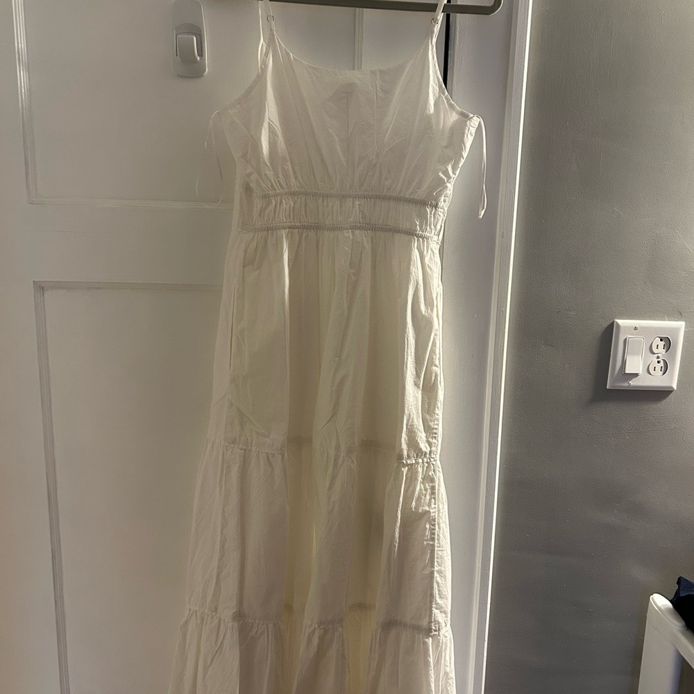 C&C California Cream Maxi Dress